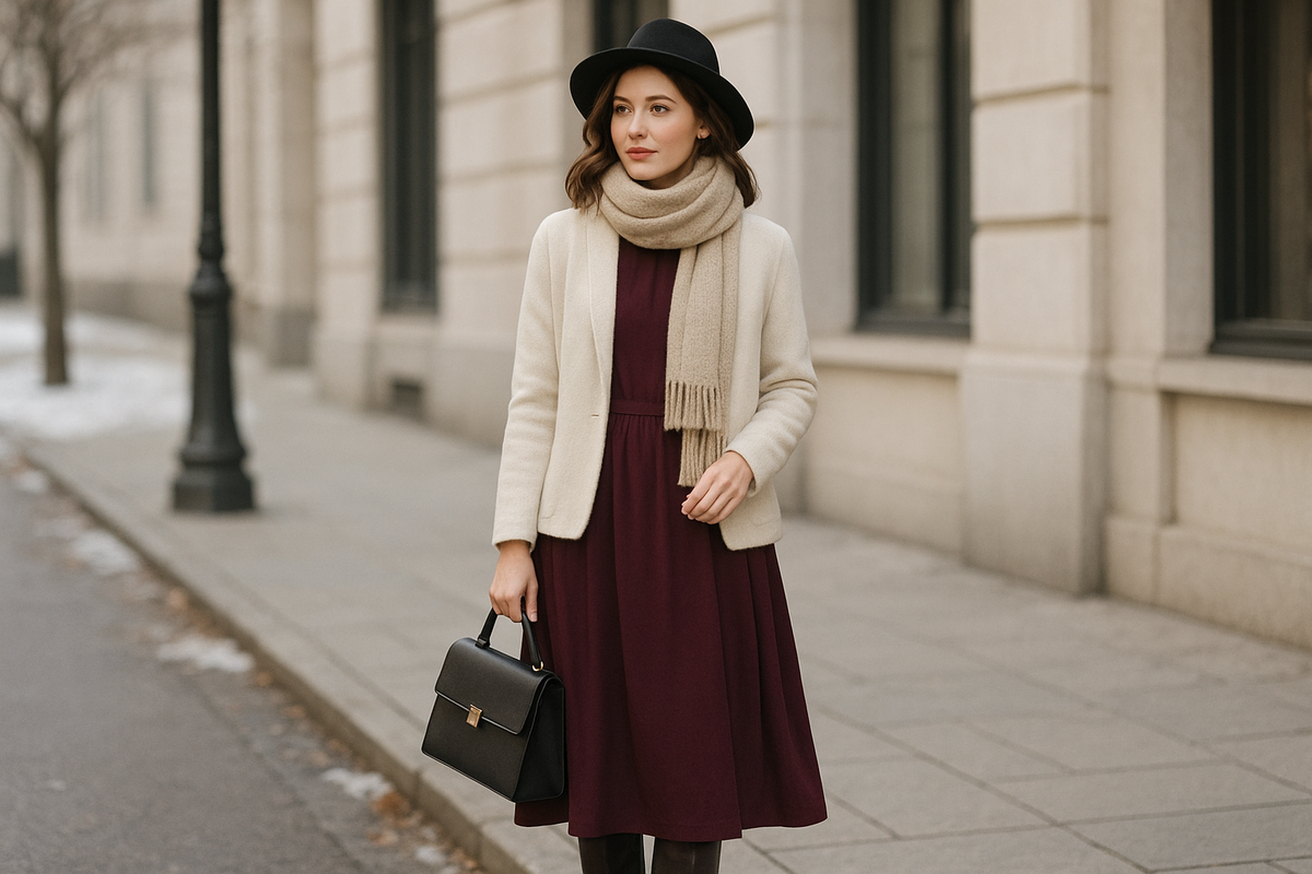 How to Style Winter Dresses Effortlessly