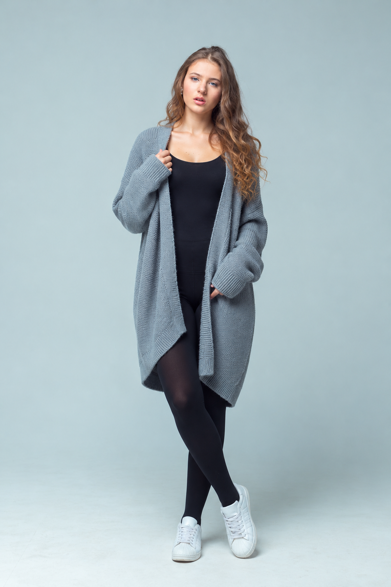 Longline Knit Cardigan