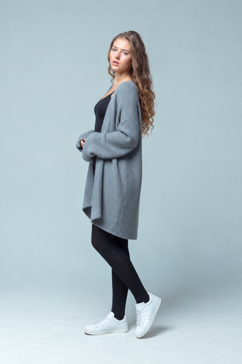 Longline Knit Cardigan
